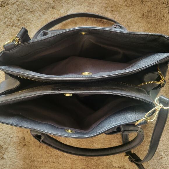 New Kenneth Cole Triple Entry Satchel KN1860/08 Black - Picture 6 of 6